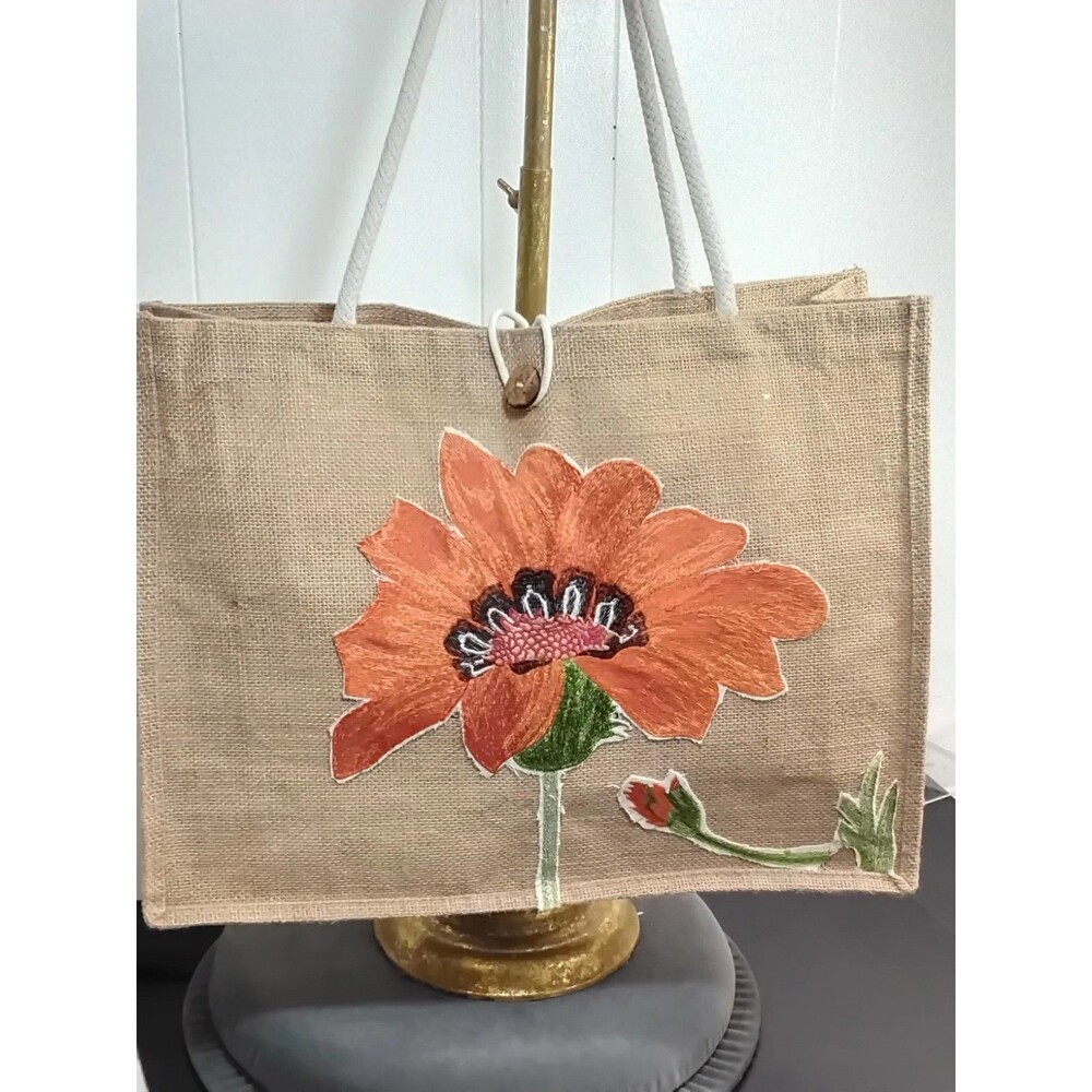 large Jute tote bags 18 X 12